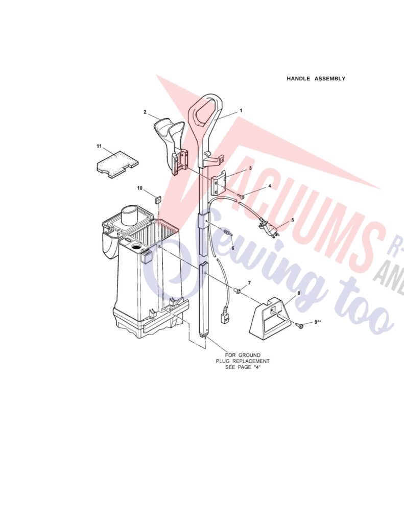 ProTeam 1400xp exploded schematic diagram (page 1)