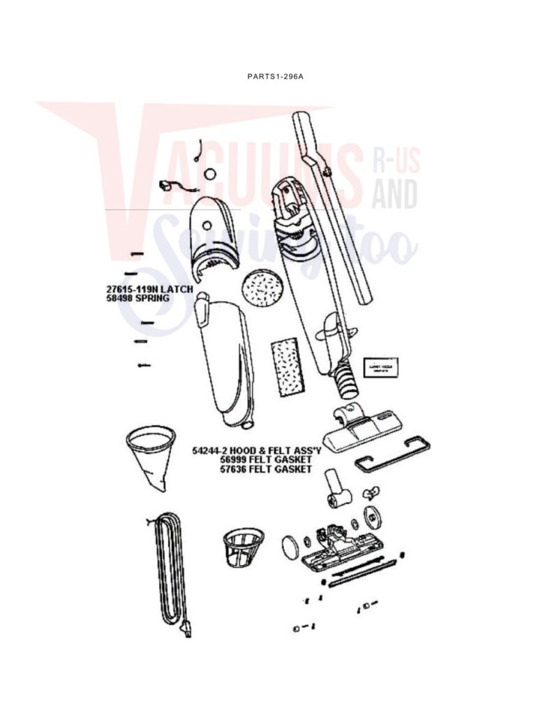 Eureka unknown exploded schematic diagram (page 1)
