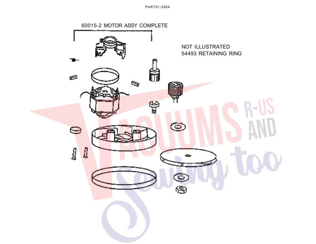 Eureka 286a exploded schematic diagram (page 2)