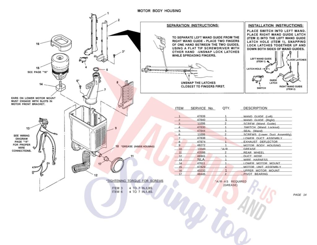 ProTeam 1400xp exploded schematic diagram (page 3)