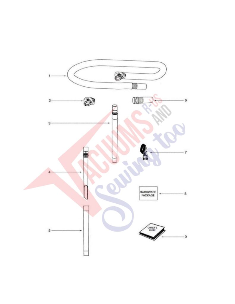 Eureka 2903a exploded schematic diagram (page 4)