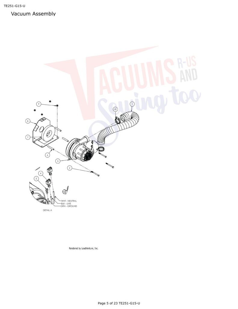 Tornado Surge 300 exploded schematic diagram (page 2)