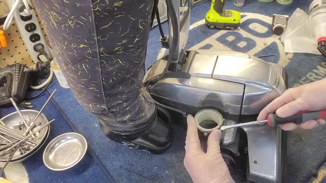 Unplug the machine for safety.