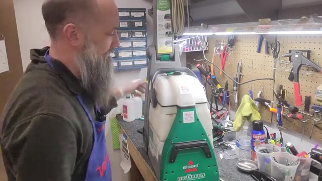 Turn on the machine.