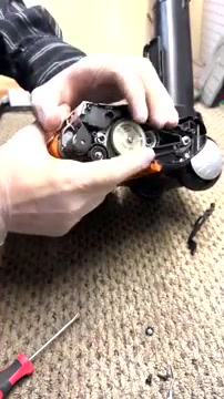 Remove the old belt if still present.