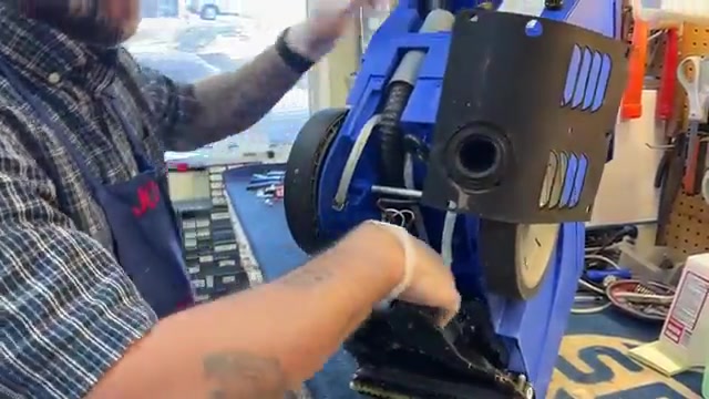 Locate the pump - it has two water hoses and electrical wires connected.