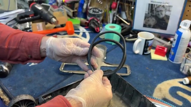 With the base plate already removed, try spinning the brush roller by hand.