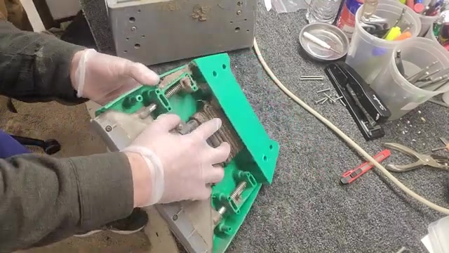 Remove the water tank and unplug the machine.