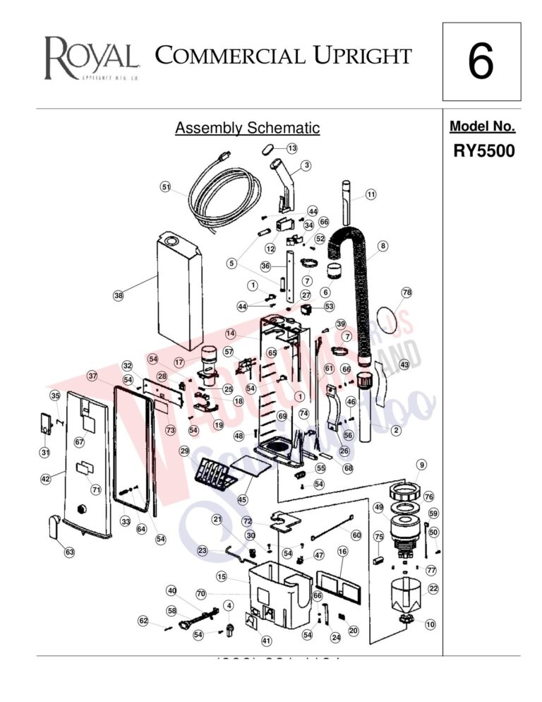 Royal RY5500 schematic page 1 preview