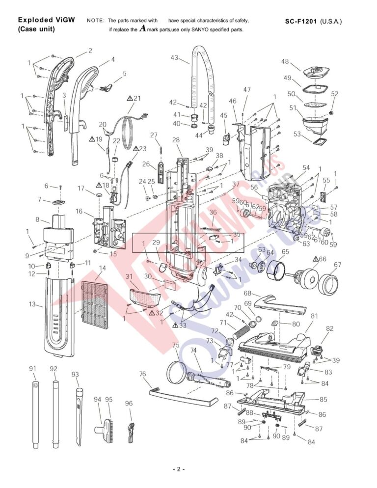Sanyo F1201 schematic page 1 preview