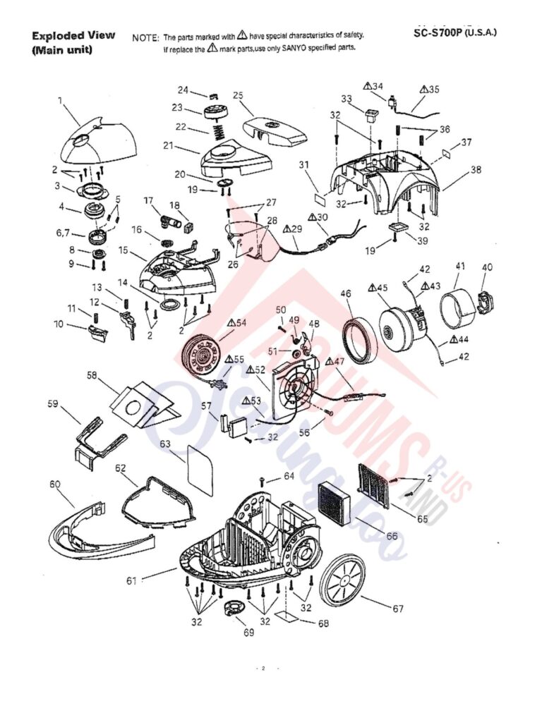 Sanyo SC-S700P schematic page 1 preview
