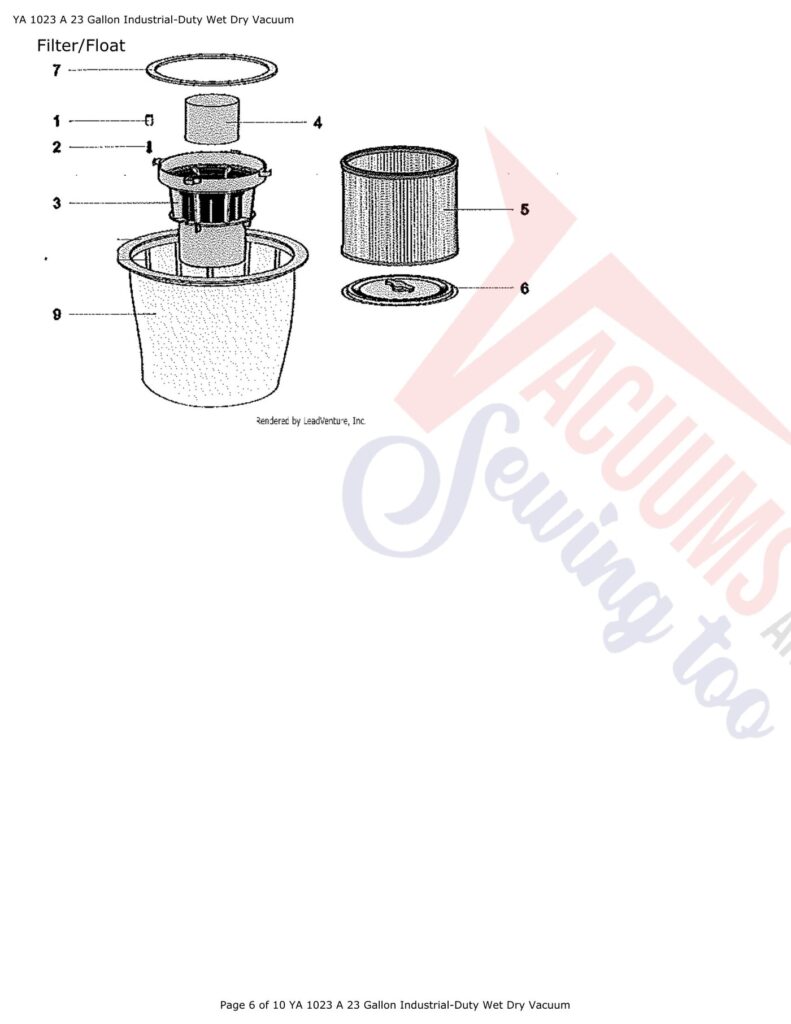 Snap-on YA 1023 A exploded schematic diagram (page 2)