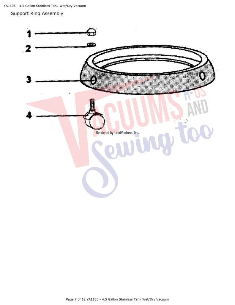 Snap-on YA1105-4.5 exploded schematic diagram (page 3)