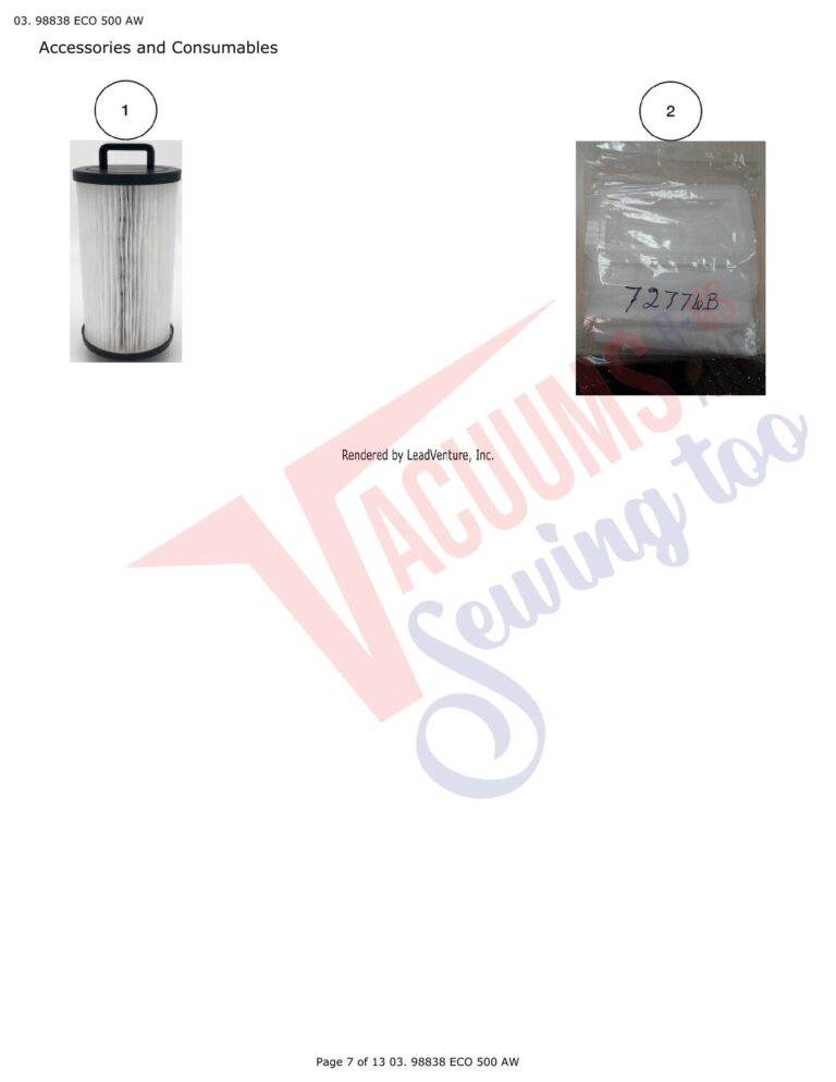 Tornado 98838 ECO 500 AW schematic page 2 preview