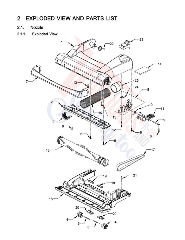 Panasonic MC-V7722 schematic page 1 preview