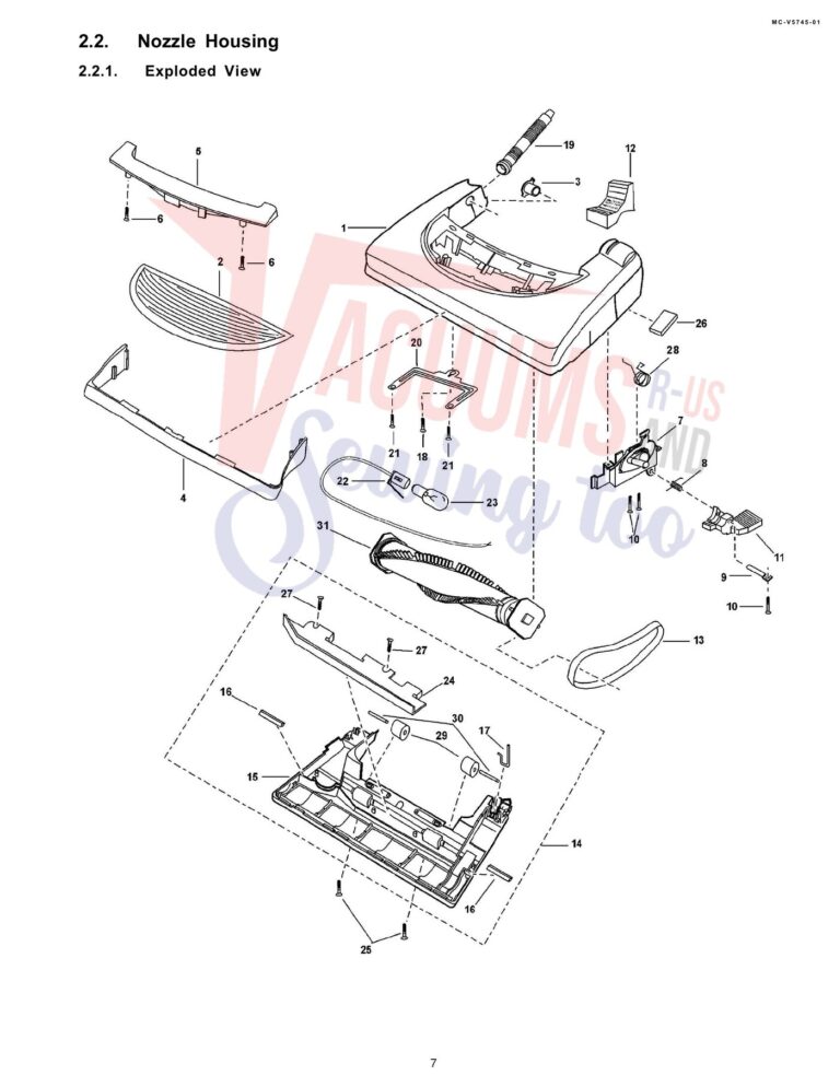 Panasonic MC-V5745 schematic page 2 preview