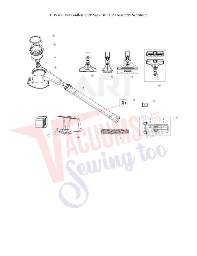 BH57200 BH53230PC exploded schematic diagram (page 1)