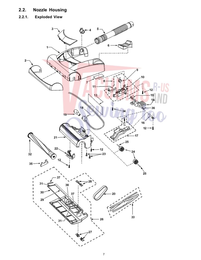 Panasonic MC-V5271 exploded schematic diagram (page 2)