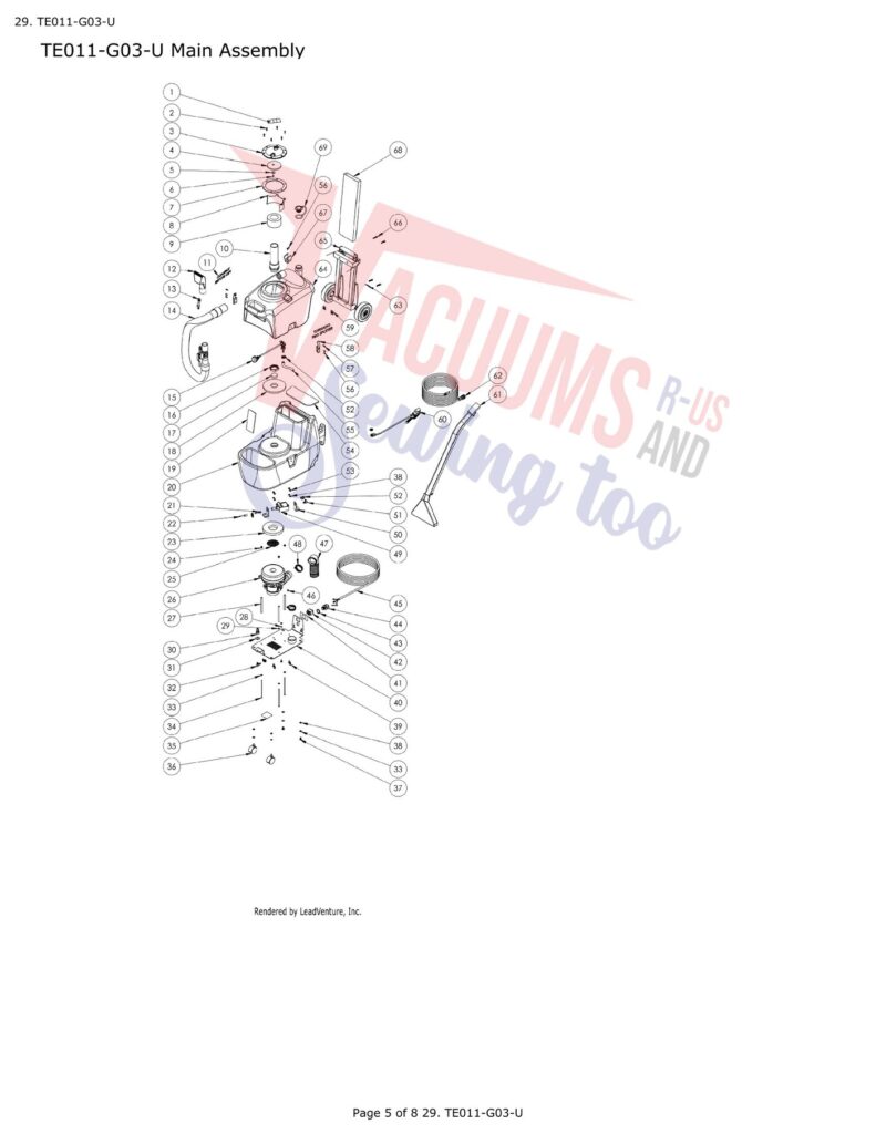 Tornado te011-g03-u exploded schematic diagram (page 2)