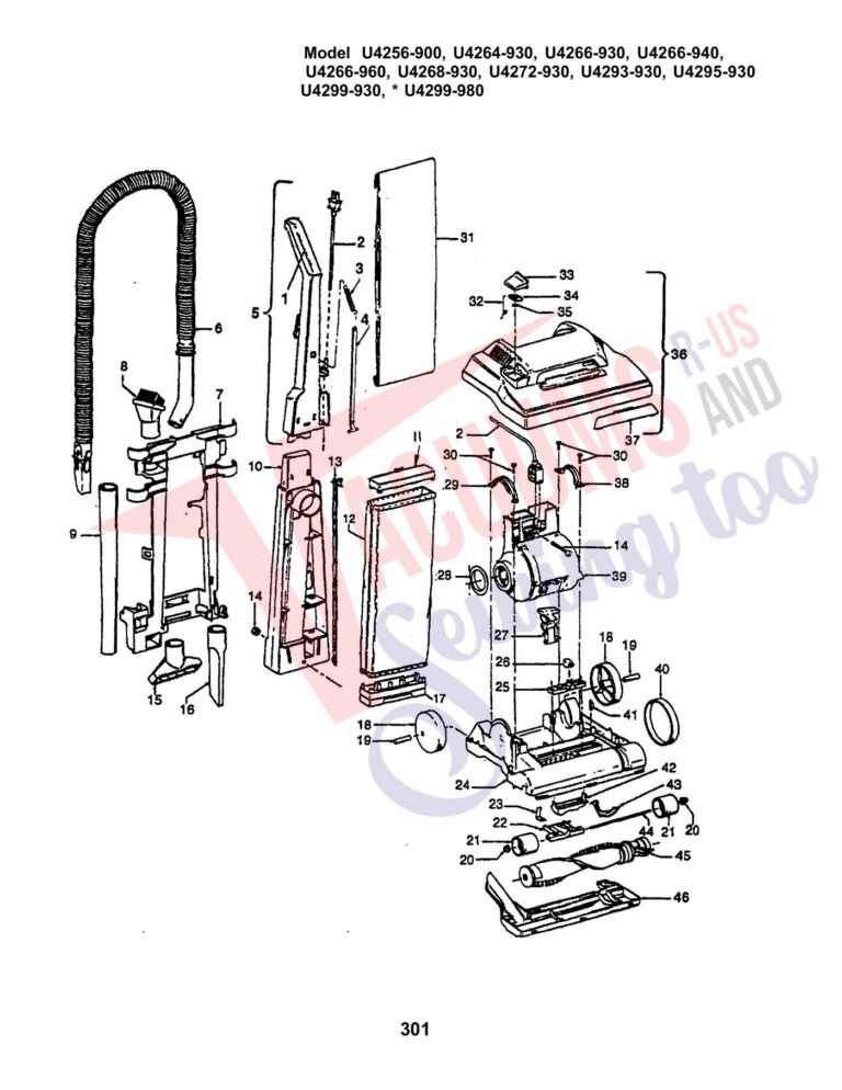 Hoover U4256-900 schematic page 1 preview