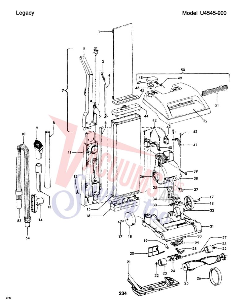 Hoover U4545-900 schematic page 1 preview