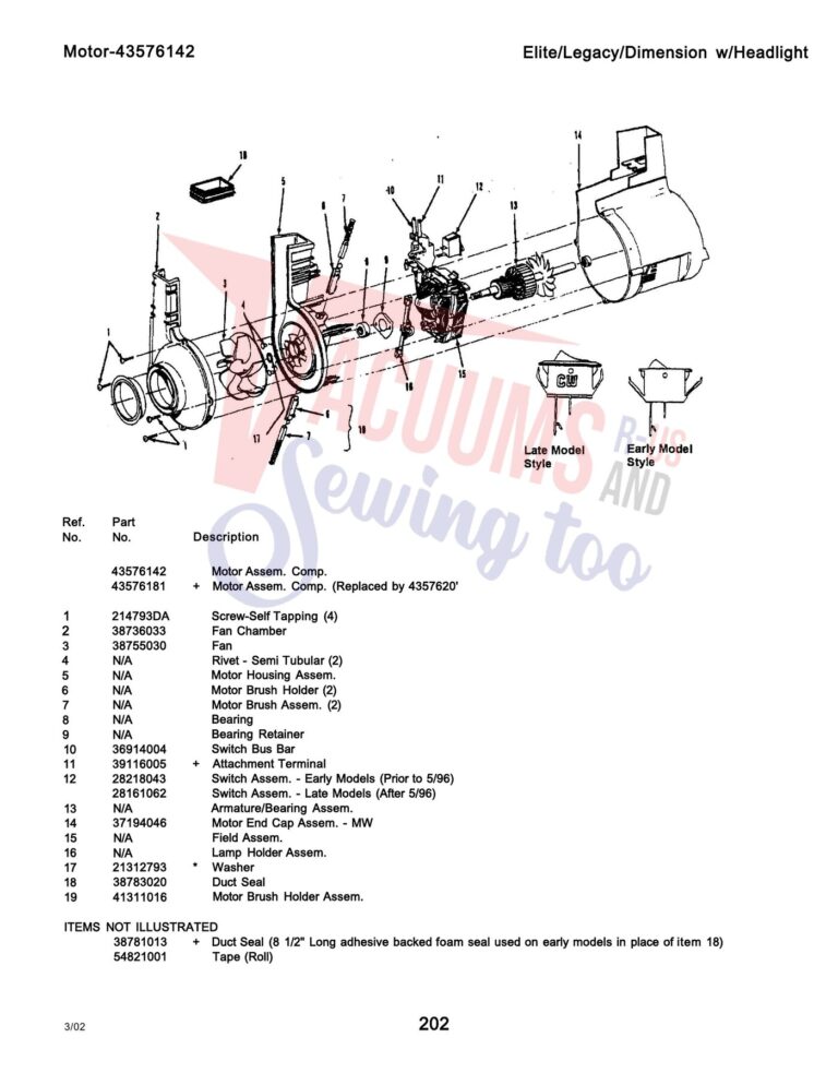 Hoover U4557-910 schematic page 3 preview