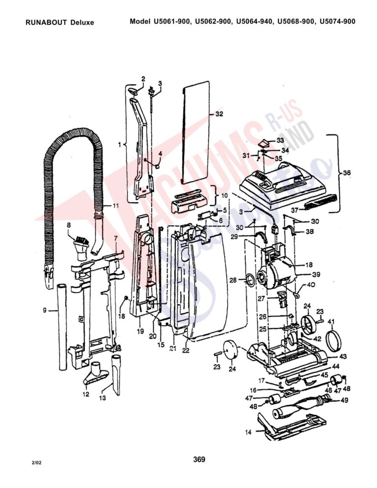 Hoover U5061-900 schematic page 1 preview