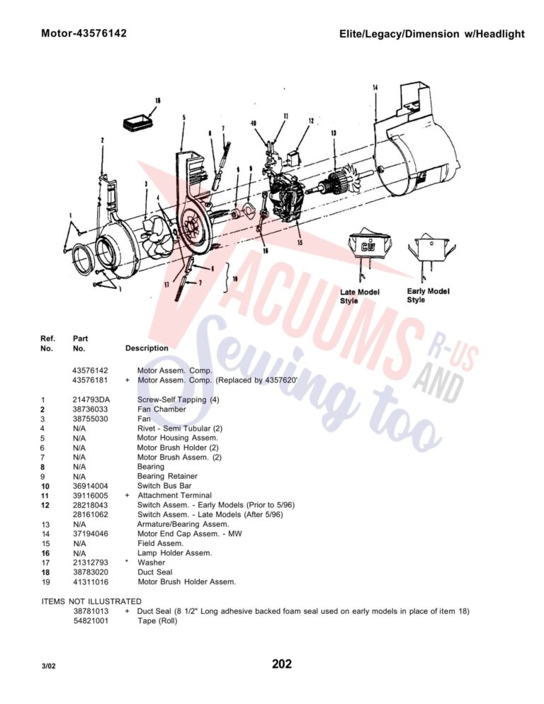 Hoover U5089-910 schematic page 3 preview