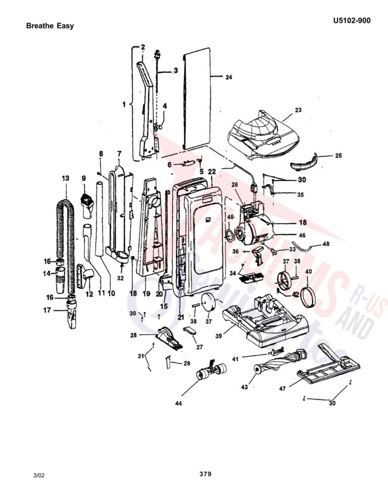 Hoover U5102-900 schematic page 1 preview