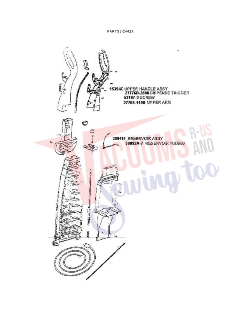 unknown 2442A exploded schematic diagram (page 1)