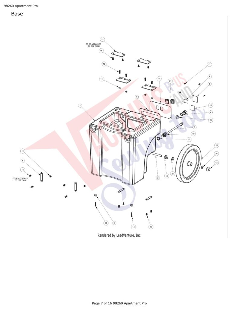 Tornado 98260 exploded schematic diagram (page 3)