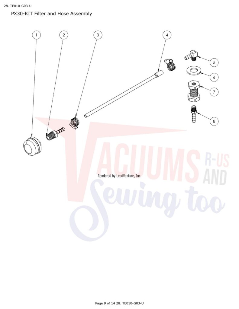Tornado TE010-G03-U exploded schematic diagram (page 4)