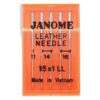 Janome Elna Assorted Leather Needles 5/Pk