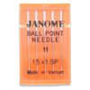 Janome Elna Ball Point Size #11 5/Pk