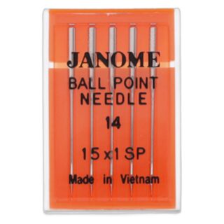 Janome Elna Ball Point Size #14 5/Pk