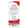 Clearview Quilt Ft W/Guide 9Mm