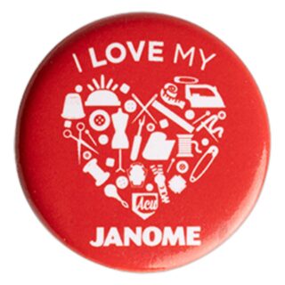 I Love My Janome Pin (Lot Of 10)