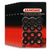 Janome Elna Packaged Bobbins 6/Box (Black)