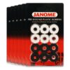 Janome Elna Packaged White & Black 6/Box