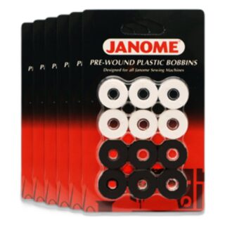 Janome Elna Packaged White & Black 6/Box