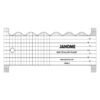 Janome Elna Qmp Ruler (Mini Scallop)