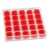 Janome Elna Red Bobbins 25 W/Case