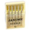 Janome Elna Universal Needles #12 5/Pk