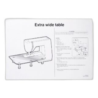 Extra wide extension table for Janome Memory Craft 9850 9900 Skyline S3 S5 S6 S7 S9