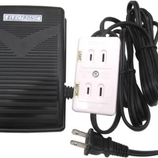 Universal generic foot controller with powerbox for light and motor