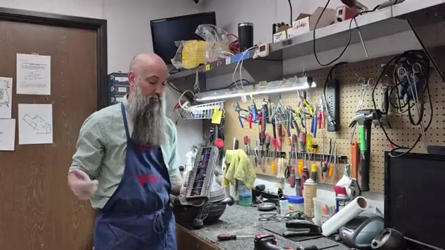Verify both brushes are spinning when the machine is reclined and the brush button is on.