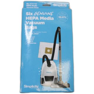 Simplicity Type Z bags for Jill, Jack HEPA Vacuum Cleaner Bags 6 Pack szh6