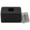 Reconditioned Dust Cover Latch Black Part Number B224-2714 for Riccar and Simplicity Models R100, R200, R300, R300C, R500, R600, R700, R800, R800C, 4-5AE,VIBPBP.2, VIBCBP.1