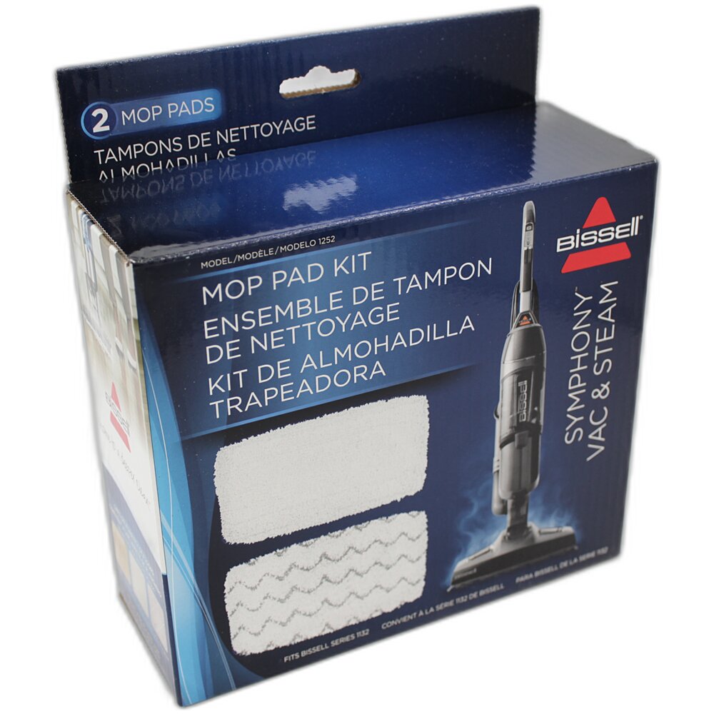 VAC AND STEAM MOP PAD KIT Bissell repair part number: 1252