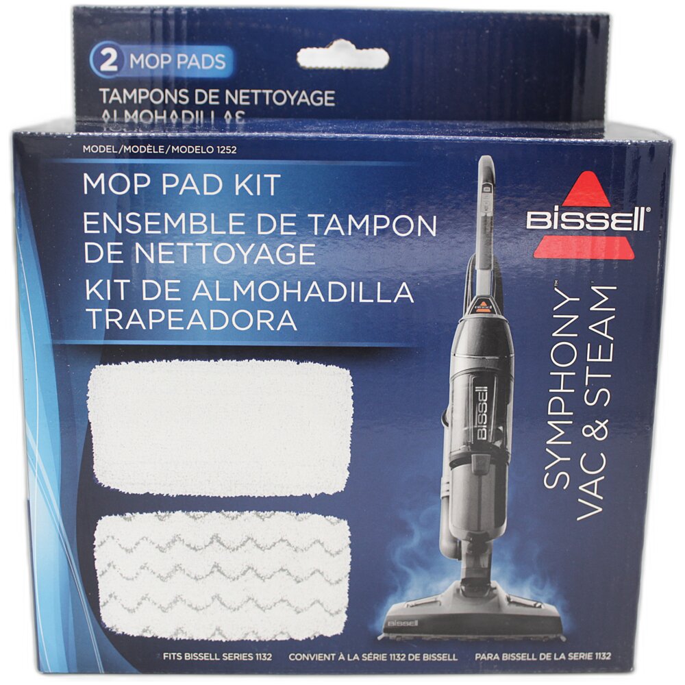 VAC AND STEAM MOP PAD KIT Bissell repair part number: 1252 - Image 2